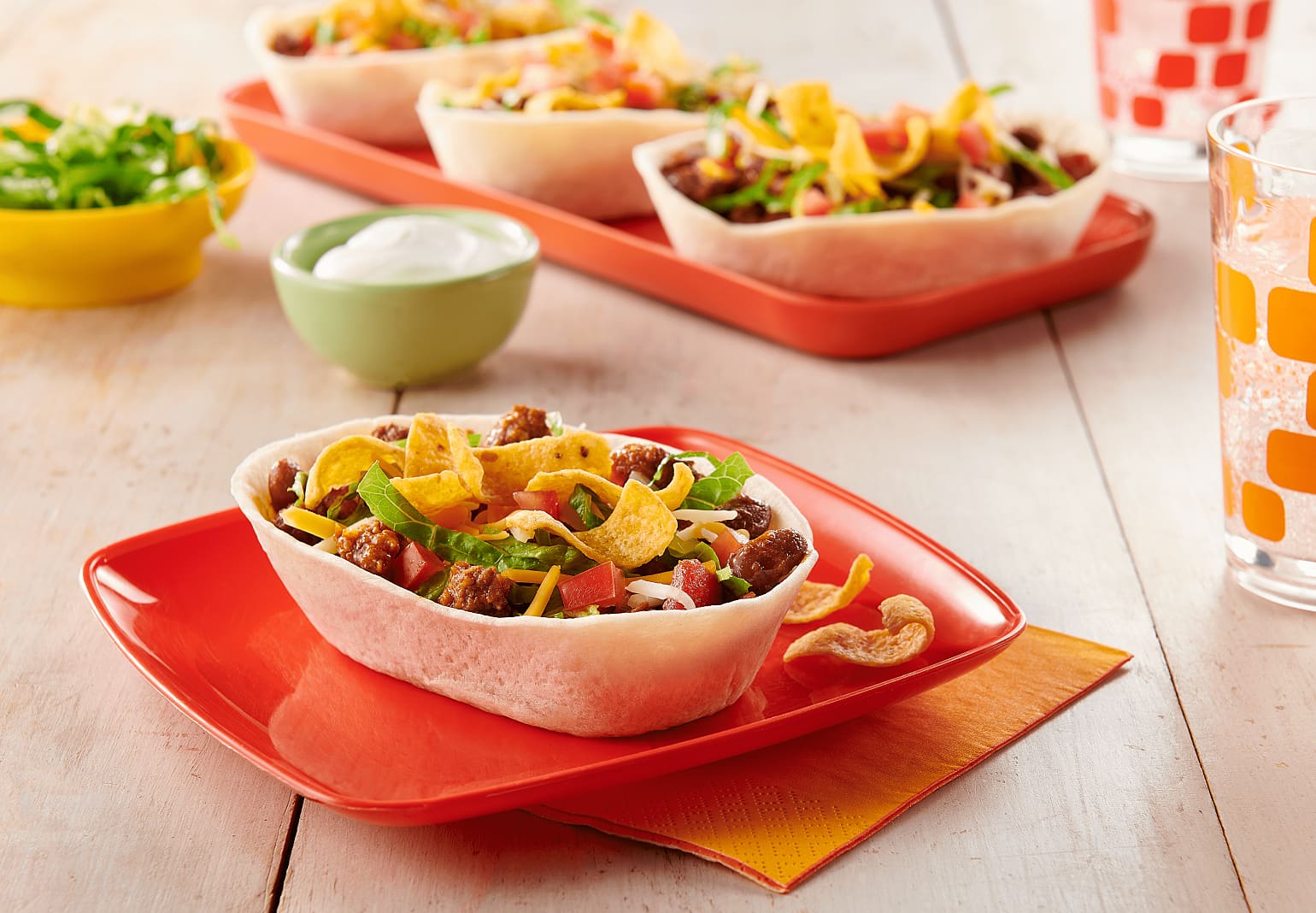 Fritos Chili Taco Bowls